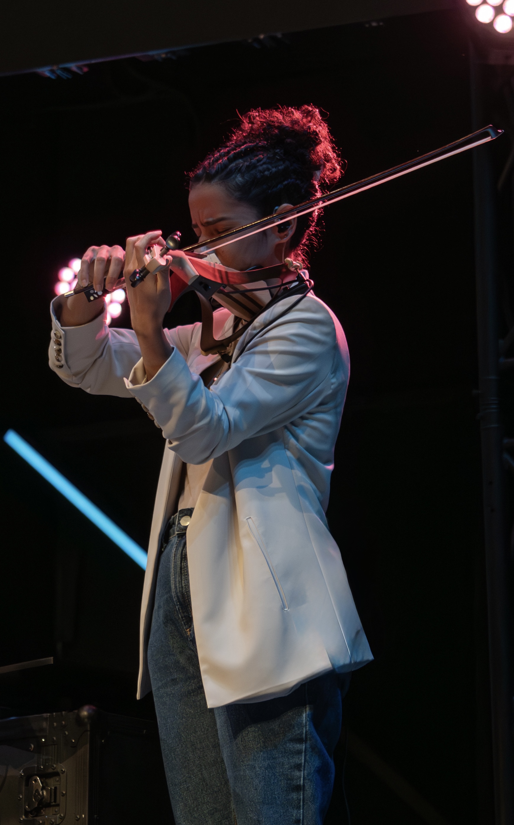 Ingrid playing violin